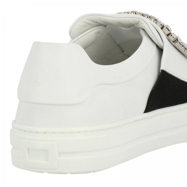 Strass Pelle In Buckle Viv' Slip On Sneakers Sneaky v0Nwm8n