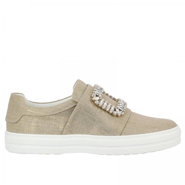 On In Strass Canvas Slip Lurex Sneakers Viv' Sneaky Buckle rBdeCQWxo