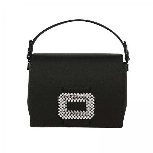Borsa Rbwampb0100 Con Donna Small Vivier In Removibile Raso NeroMadame Mini Tracolla Rs0 Diadem Viv' Roger CeoWBdrx