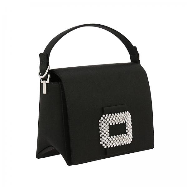 Borsa Rbwampb0100 Con Donna Small Vivier In Removibile Raso NeroMadame Mini Tracolla Rs0 Diadem Viv' Roger CeoWBdrx