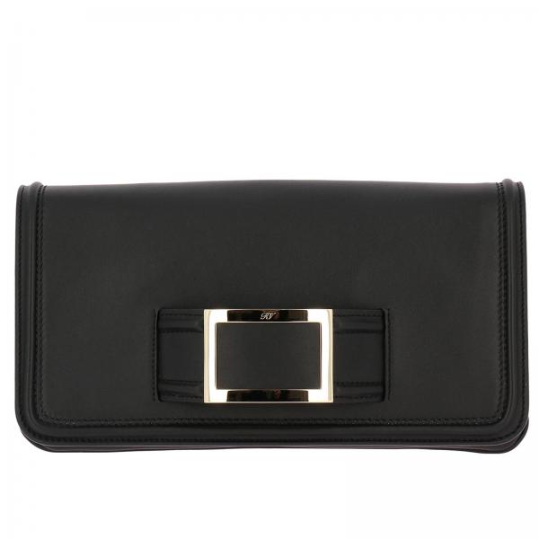 Borsa Keep It Viv' small in pelle liscia con Metal Buckle e maxi tracolla a catena removibile