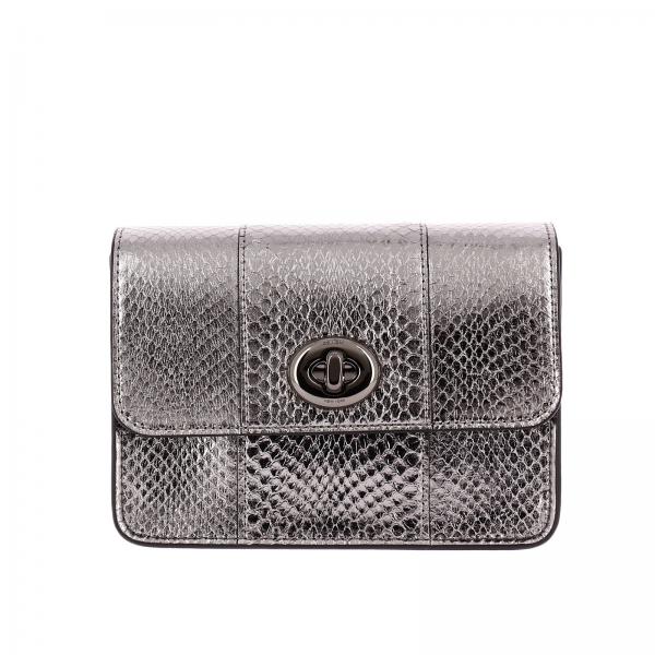 Coach Outlet: Shoulder bag women - Grey | Mini Bag Coach 23187 GIGLIO.COM