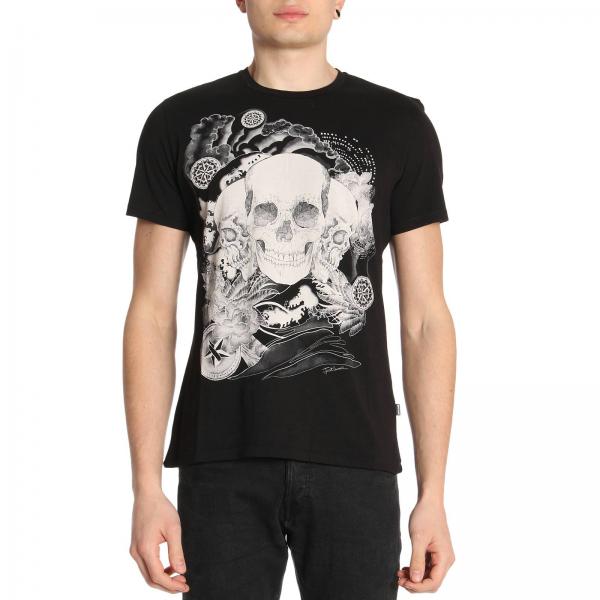 Just Cavalli Outlet: T-shirt men - Black | T-Shirt Just Cavalli ...
