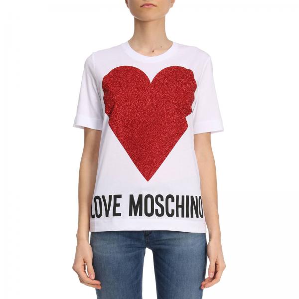 Love Moschino Outlet: T-shirt women Moschino Love - White | T-Shirt ...