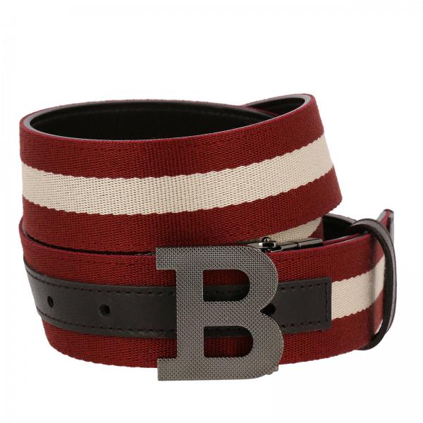Bally Outlet: Belt men | Belt Bally Men Red | Belt Bally 6221446 GIGLIO.COM