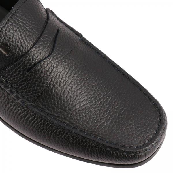 Pelle Con Traversina Gommini Fondo Mocassino Spider Vera In E Martellata Mini TKFJl1c