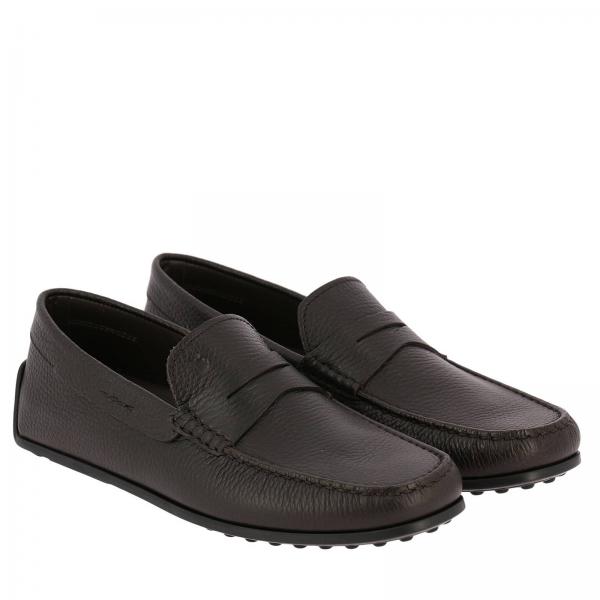 Pelle Con Traversina Gommini Fondo Mocassino Spider Vera In E Martellata Mini TKFJl1c