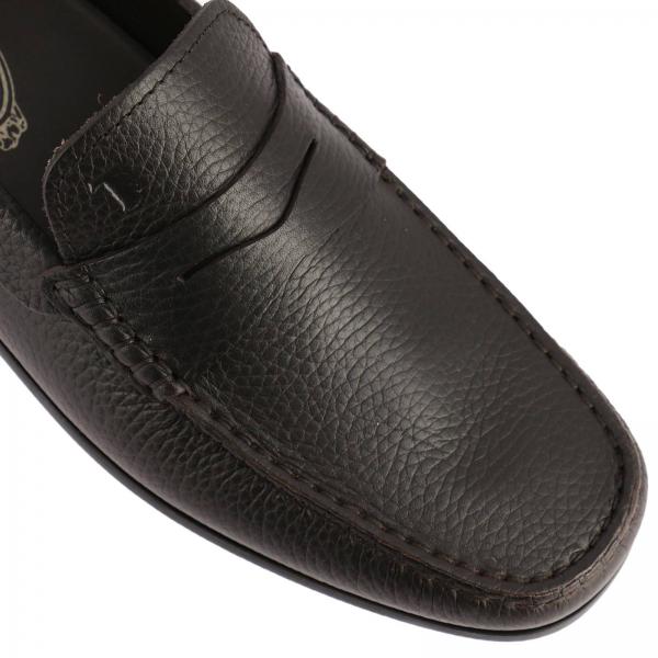 Pelle Con Traversina Gommini Fondo Mocassino Spider Vera In E Martellata Mini TKFJl1c