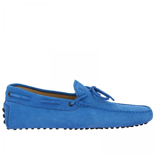 TOD'S: loafers for men - Royal Blue | Tod's loafers XXM0GW05470 RE0 ...