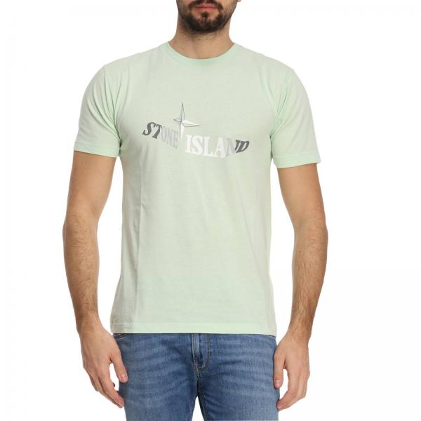 STONE ISLAND Tshirt men TShirt Stone Island Men Mint TShirt