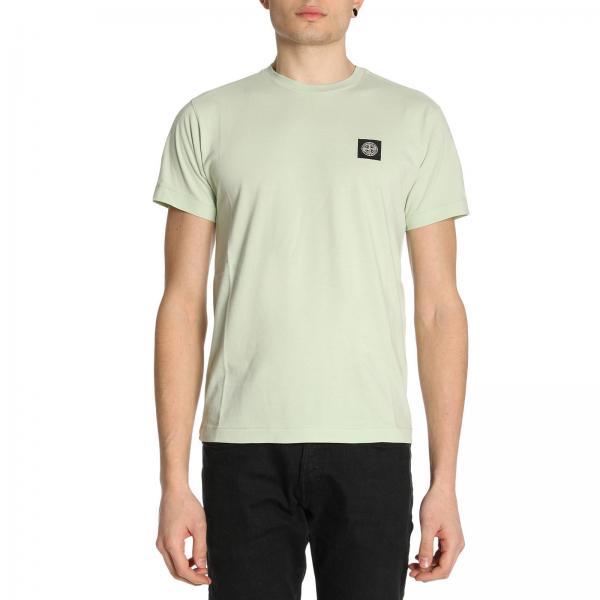 STONE ISLAND Tshirt men TShirt Stone Island Men Mint TShirt