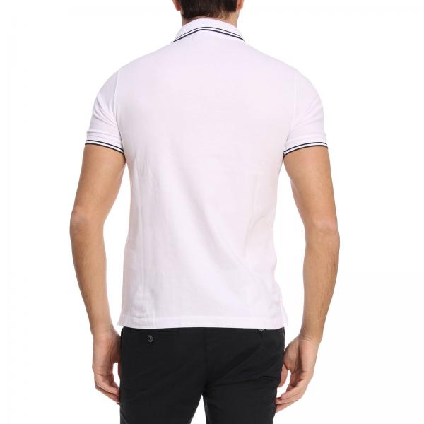 Righe Cotone Piqué Corte Con Maniche In Used A Bordi Polo eDYbEH2IW9