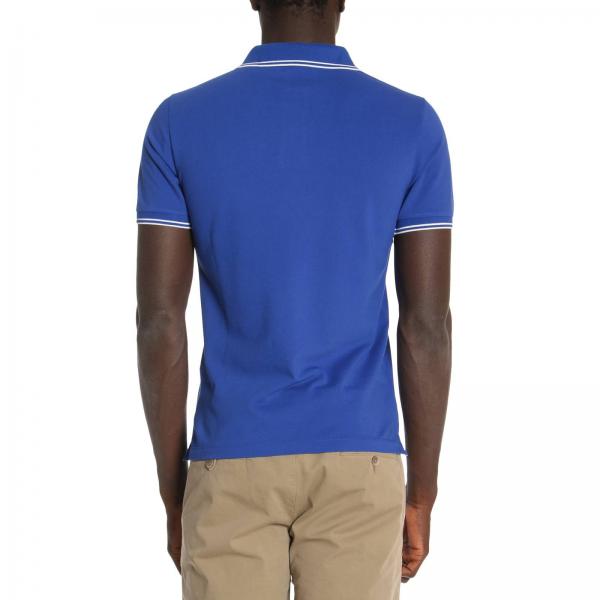 Righe Cotone Piqué Corte Con Maniche In Used A Bordi Polo eDYbEH2IW9