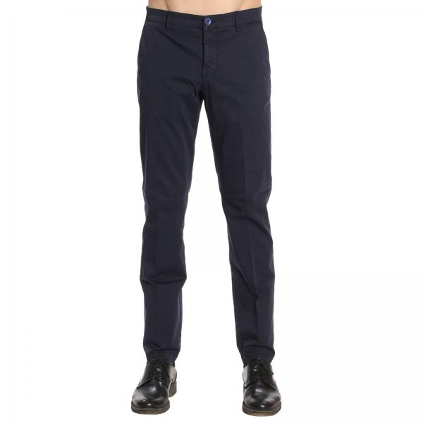 Brooksfield Outlet: Pants men - Blue | Pants Brooksfield 205A C071 ...