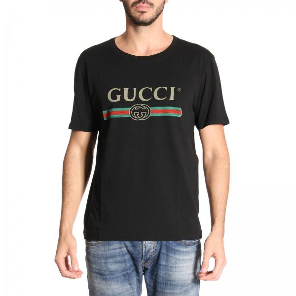 T恤 男士 Gucci | T恤 Gucci 男士 黑色 | T恤 Gucci 440103 X3F05 Giglio CN