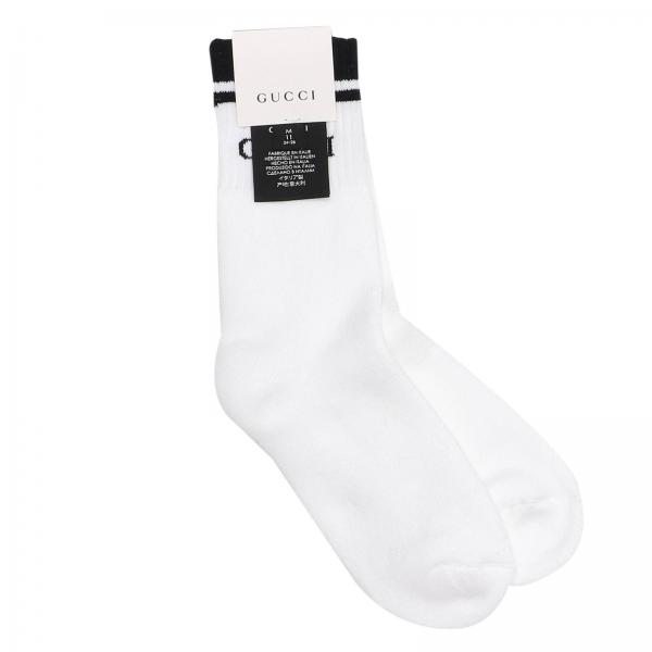 GUCCI Socks men Socks Gucci Men White Socks Gucci 496493 4G293