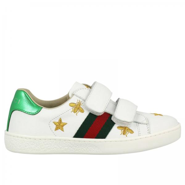 GUCCI: Shoes kids | Shoes Gucci Kids White | Shoes Gucci 504499 0II40 ...