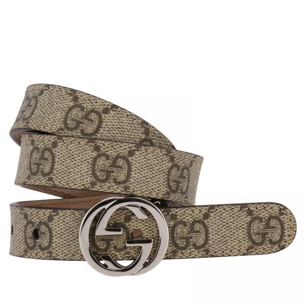 Belt kids Gucci | Belt Gucci Kids Beige | Belt Gucci 258395 KGD0N Giglio EN