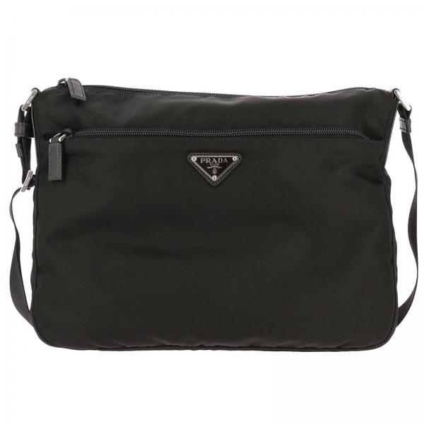 PRADA: Shoulder bag women - Black | Crossbody Bags Prada 1BC421 V44 ...