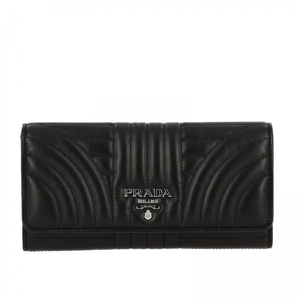 PRADA Wallet women Black Wallet Prada 1MH132 2D91