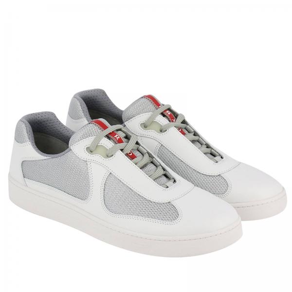 Cup Stringata America's Pelle Micro In Operata Sneakers Tela E Ov8mNwn0
