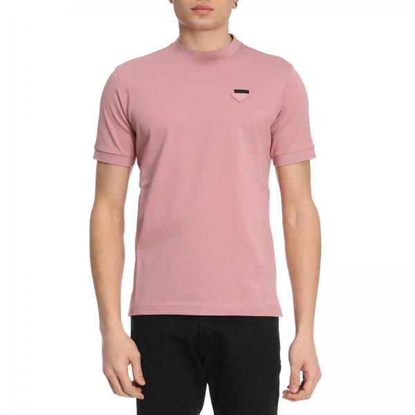 men in pink t shirt