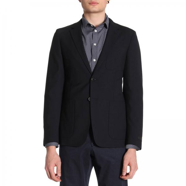 PRADA: Blazer men - Blue | Blazer Prada UGF003 RO1 GIGLIO.COM