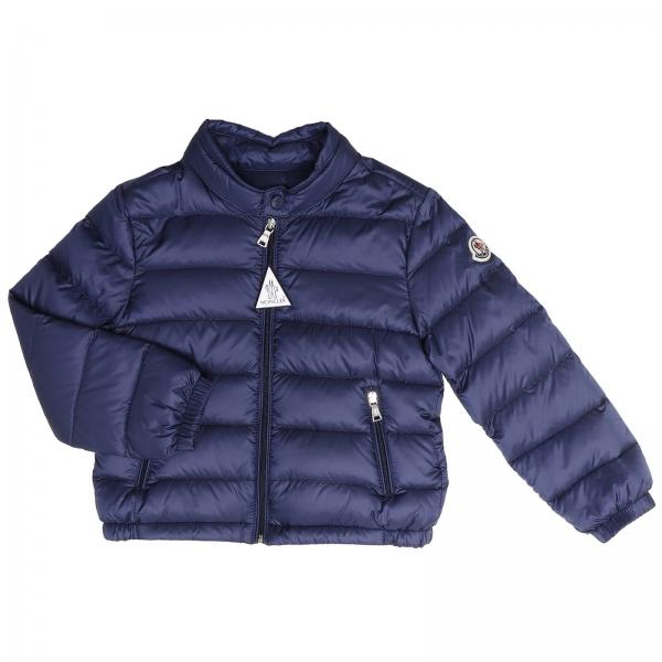 MONCLER: Jacket kids - Blue | Jacket Moncler 41387 53048 GIGLIO.COM