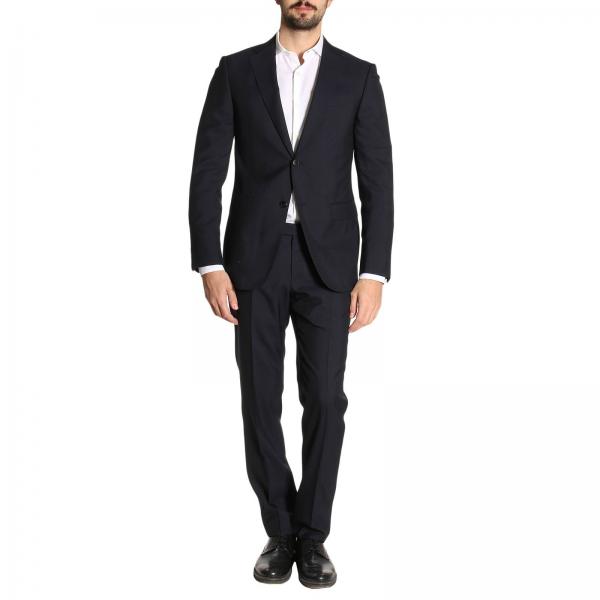 Z Zegna Outlet: Suit men - Navy | Suit Z Zegna 28QCGN 316 GIGLIO.COM