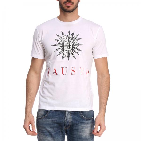 Fausto Puglisi Outlet: T-shirt men - White | T-Shirt Fausto Puglisi ...