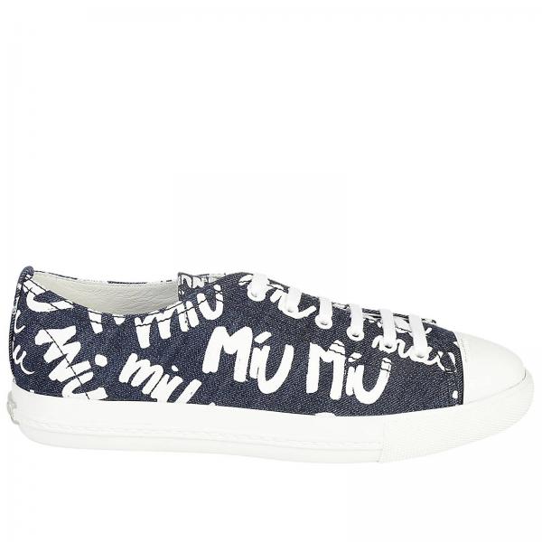 blue miu miu shoes