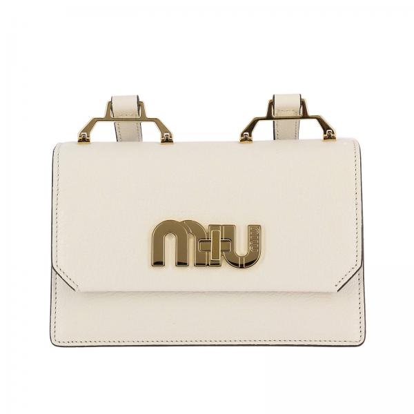 Miu Miu Outlet Shoulder bag women White Mini Bag Miu Miu 5BH087