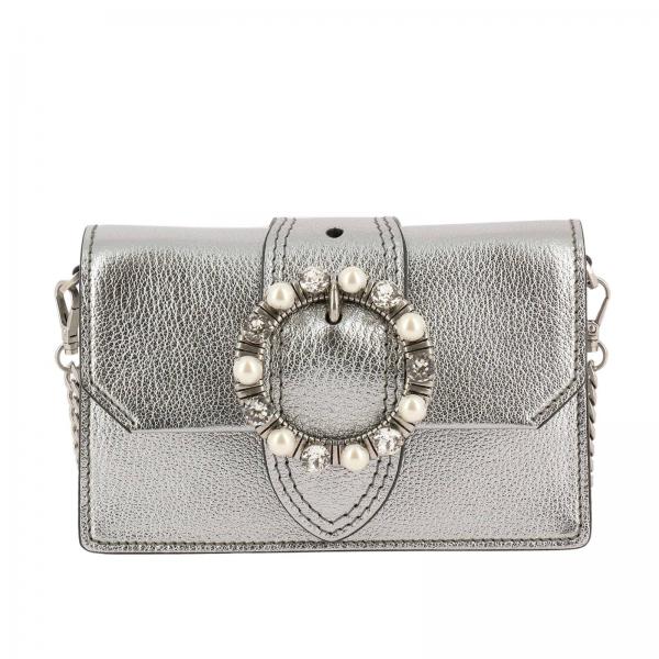 Miu Miu Outlet: Shoulder bag women | Belt Bag Miu Miu Women Silver ...