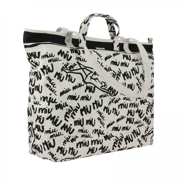 Doppi E MiuShopping A Manici Xl Stampa All Denim Borsa Con 2eu0 Over Donna 5bg108 Mano In nX8wPNk0O
