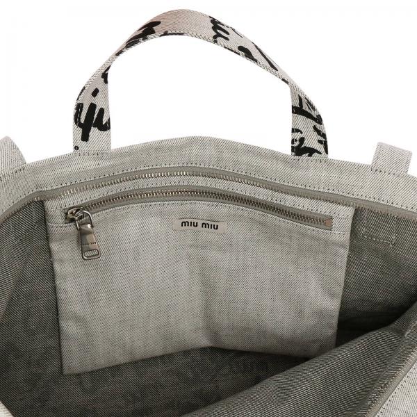 Doppi E MiuShopping A Manici Xl Stampa All Denim Borsa Con 2eu0 Over Donna 5bg108 Mano In nX8wPNk0O