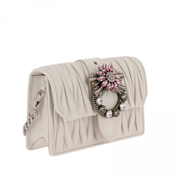 Borsa Con Mini MiuBandoliera In Soft Matelassè Maxi N88 Gioiello 5bh077 Lock Pelle Donna lJcKF13T