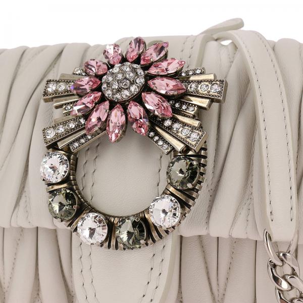 Borsa Con Mini MiuBandoliera In Soft Matelassè Maxi N88 Gioiello 5bh077 Lock Pelle Donna lJcKF13T