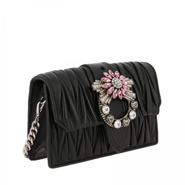 Borsa Con Mini MiuBandoliera In Soft Matelassè Maxi N88 Gioiello 5bh077 Lock Pelle Donna lJcKF13T