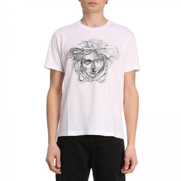 Versace Outlet: T-shirt men | T-Shirt Versace Men White | T-Shirt ...