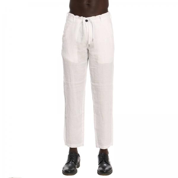 Emporio Armani Outlet: Pants men - White | Pants Emporio Armani 3Z1P86 ...