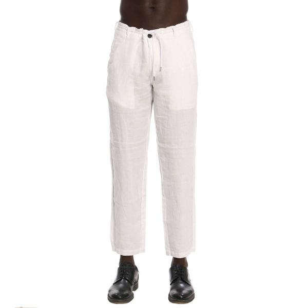 armani pants white