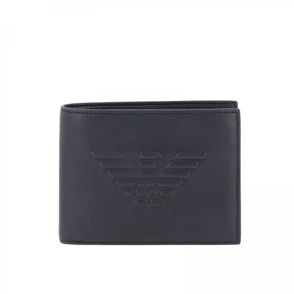 Emporio Armani Outlet: Wallet men - Blue | Wallet Emporio Armani Y4R166 ...