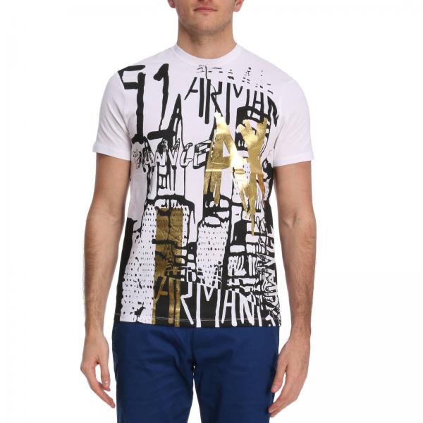 Armani Exchange Outlet: T-shirt men - White | T-Shirt Armani Exchange ...
