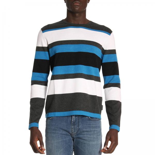 Armani Exchange Outlet: Sweater men - Charcoal | Sweater Armani ...