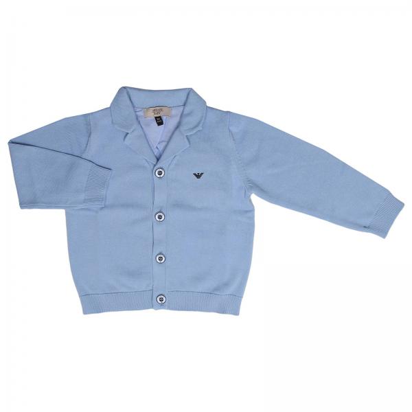 Armani Baby Outlet: Sweater kids | Sweater Armani Baby Kids Gnawed Blue