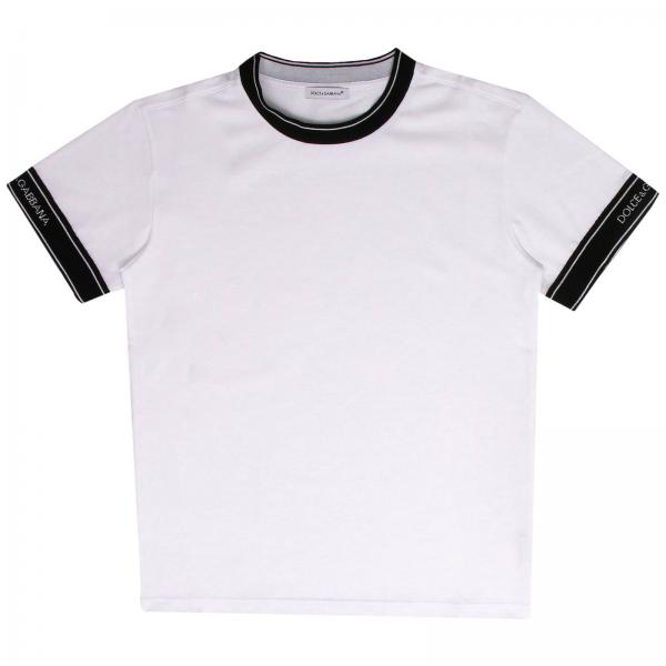 Dolce & Gabbana Outlet: T-shirt kids - White | T-Shirt Dolce & Gabbana ...