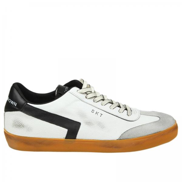 Leather Crown Outlet: Shoes men | Trainers Leather Crown Men White ...
