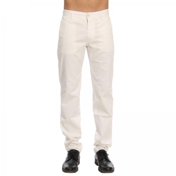 Blauer Outlet: Pants men - White | Pants Blauer BLUP01215 4988 GIGLIO.COM