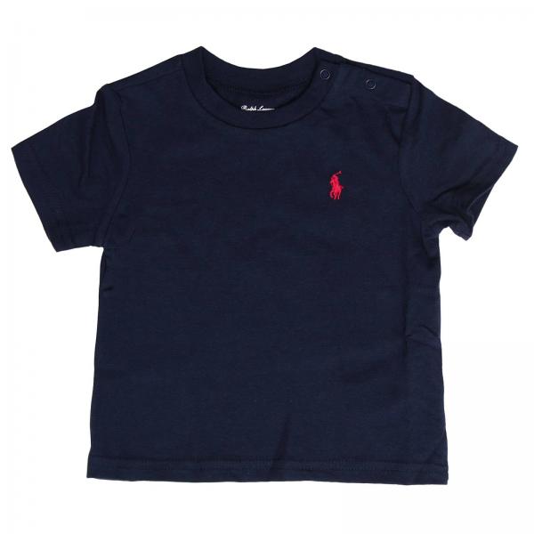 infant blue shirt