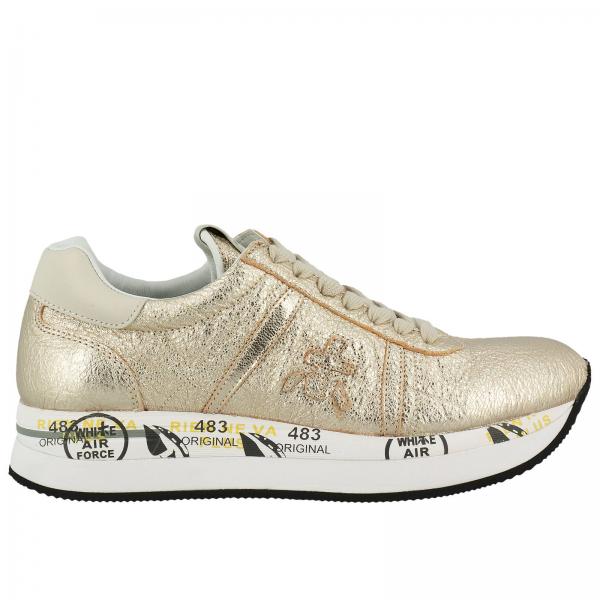 Premiata Sneaker pelle oro - Aversa Shoes Srl